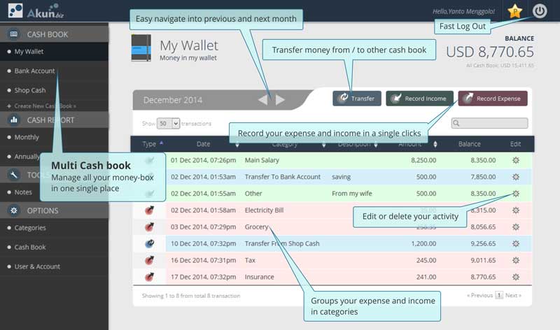 cash book free accounting